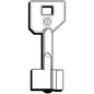 CHIAVE DOPPIA MAPPA KASSEL YALE 5KY6 SILCA OTTONE NICHELATO