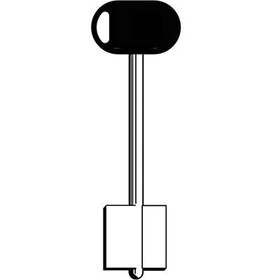 CHIAVE DOPPIA MAPPA MOTTURA 92106 ORIGINALE SERIE 20 E 50 OTTONE NICHELATO MTL Immagine principale del prodotto