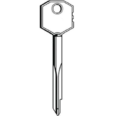 CHIAVE A CROCE CISA 00210 ORIGINALE ACCIAIO NICHELATO Immagine principale del prodotto