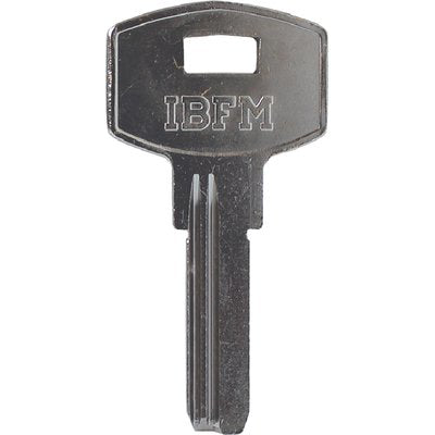 CHIAVE PUNZONATA IBFM K-2402 ORIGINALE OTTONE NICHELATO