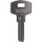 CHIAVE PUNZONATA IBFM K-2402 ORIGINALE OTTONE NICHELATO
