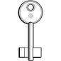 CHIAVE DOPPIA MAPPA IDM 5ID5 SILCA OTTONE NICHELATO