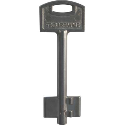 CHIAVE DOPPIA MAPPA SECUREMME OTTONE NICHELATO Immagine principale del prodotto