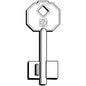 CHIAVE DOPPIA MAPPA PREFER 5PF1 SILCA OTTONE NICHELATO