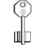 CHIAVE DOPPIA MAPPA POTENT 5PT3 SILCA OTTONE NICHELATO