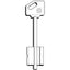 CHIAVE DOPPIA MAPPA CR 5R14 SILCA OTTONE NICHELATO