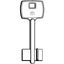 CHIAVE DOPPIA MAPPA CORBIN 5CB1 SILCA OTTONE NICHELATO