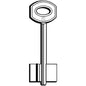 CHIAVE DOPPIA MAPPA JUWEL BURG 5JW1 SILCA OTTONE NICHELATO
