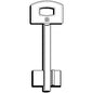 CHIAVE DOPPIA MAPPA SECUREMME 5SCM10 SILCA OTTONE NICHELATO