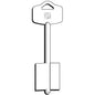 CHIAVE DOPPIA MAPPA ESETY 5EY20 SILCA OTTONE NICHELATO