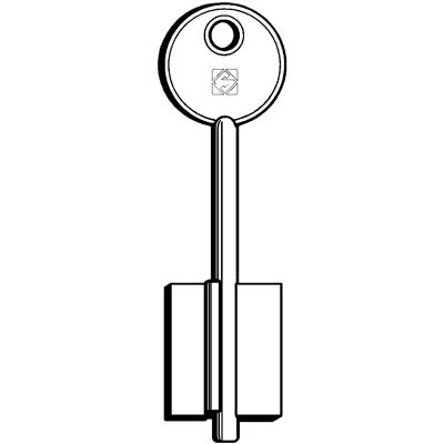 CHIAVE DOPPIA MAPPA MASTER SAFE MIA 5MS3 SILCA OTTONE NICHELATO Immagine principale del prodotto