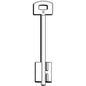 CHIAVE DOPPIA MAPPA SECUREMME 5SCM12 SILCA OTTONE NICHELATO