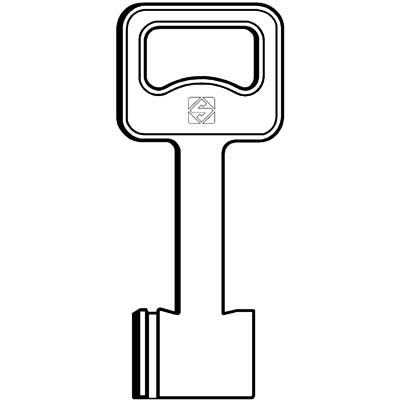 CHIAVE A POMPA GB GBZ1 SILCA OTTONE NICHELATO Immagine principale del prodotto