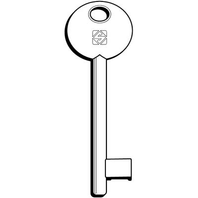 CHIAVE PATENT 6P1D SILCA OTTONE NICHELATO Immagine principale del prodotto