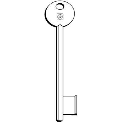 CHIAVE PATENT 6P7S SILCA OTTONE Immagine principale del prodotto