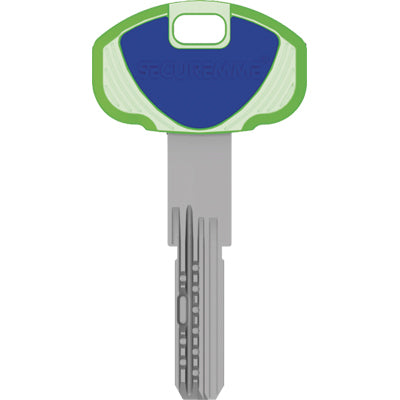 CHIAVE PUNZONATA EVO K22 SECUREMME OTTONE NICHELATO
