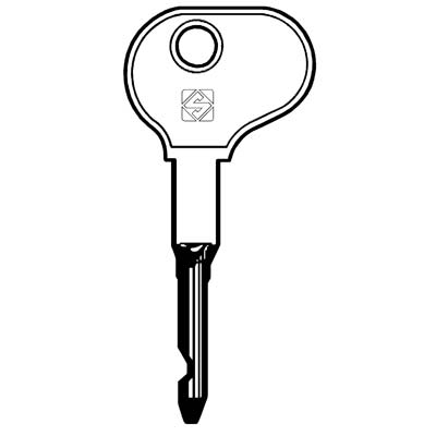CHIAVE AUTO BOSCH BH11 SILCA ACCIAIO NICHELATO Immagine principale del prodotto