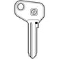 CHIAVE AUTO ALFA ROMEO AUTOBIANCHI FAB2 SILCA ACCIAIO NICHELATO