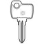 CHIAVE AUTO FIAT FAR2 SILCA ACCIAIO NICHELATO