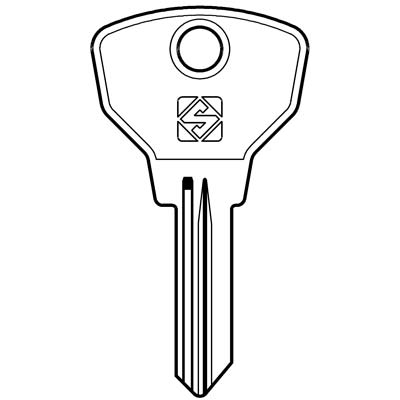 CHIAVE AUTO FIAT SIP10R SILCA ACCIAIO NICHELATO Immagine principale del prodotto