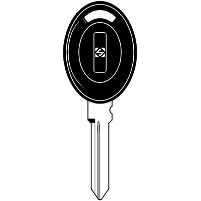 CHIAVE AUTO TATA TAT3RP  SILCA OTTONE NICHELATO Immagine principale del prodotto