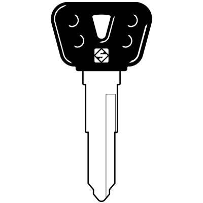 CHIAVE AUTO YAMAHA YH28BP SILCA ACCIAIO NICHELATO Immagine principale del prodotto