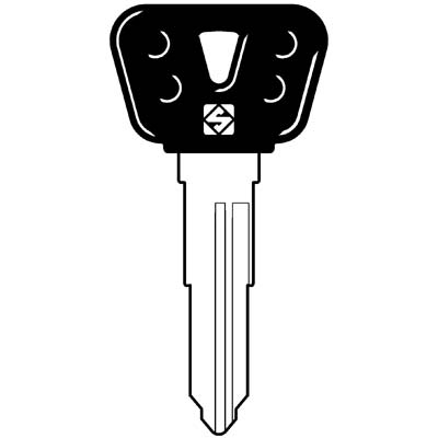 CHIAVE AUTO YAMAHA YH29BP SILCA ACCIAIO NICHELATO Immagine principale del prodotto