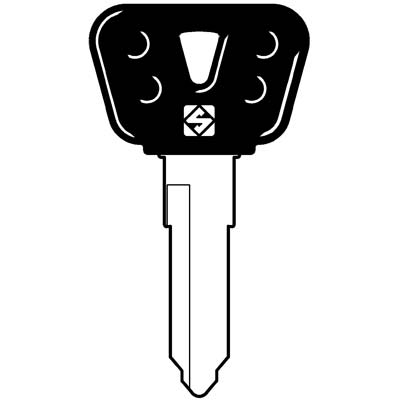 CHIAVE AUTO YAMAHA YH31RBP SILCA ACCIAIO NICHELATO Immagine principale del prodotto
