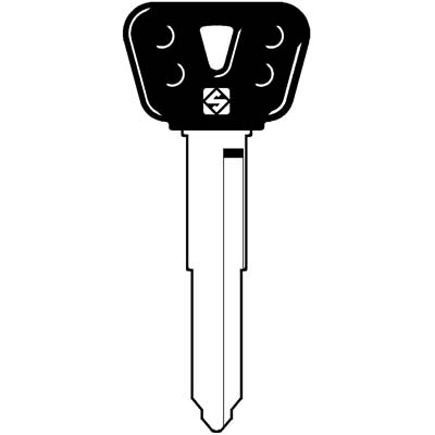 CHIAVE AUTO YAMAHA YH35BP SILCA ACCIAIO NICHELATO
