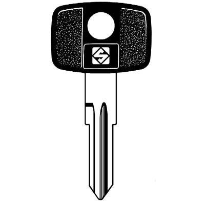 CHIAVE AUTO OPEL YM28P SILCA ACCIAIO NICHELATO Immagine principale del prodotto