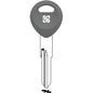 CHIAVE AUTO HONDA ZD40RDP SILCA OTTONE NICHELATO
