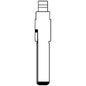 CHIAVE FLIP AUTO AUDI HU66CH SILCA OTTONE NICHELATO
