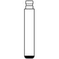 CHIAVE FLIP AUTO CITROEN PEUGEOT HU83CH SILCA OTTONE NICHELATO