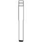 CHIAVE FLIP AUTO FORD HU101CH SILCA OTTONE NICHELATO