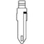 CHIAVE FLIP AUTO RENAULT NE72CH SILCA OTTONE NICHELATO