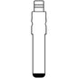 CHIAVE FLIP AUTO FIAT SIP22CH SILCA OTTONE NICHELATO