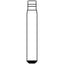 CHIAVE FLIP AUTO RENAULT VA6CH SILCA OTTONE NICHELATO