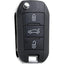 TELECOMANDO AUTO + TRANSPONDER HU83R21 SILCA CITROEN PEUGEOT