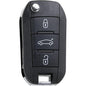 TELECOMANDO AUTO + TRANSPONDER HU83R21 SILCA CITROEN PEUGEOT