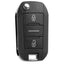 TELECOMANDO AUTO + TRANSPONDER HU83R30 CITROEN OPEL PEUGEOT