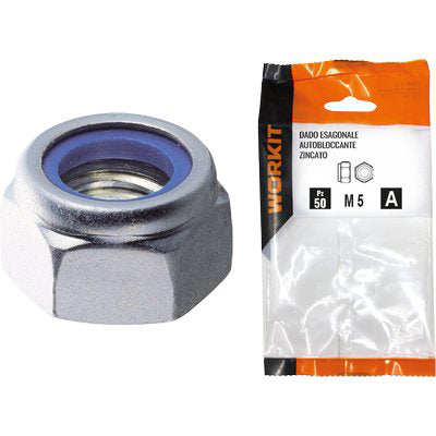 DADO ESAGONALE AUTOBLOCCANTE ALTO SELF WORKIT ZINCATO M 10 CF=PZ 8 Immagine principale del prodotto
