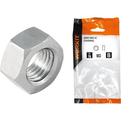 DADO ESAGONALE INOX A2 SELF WORKIT M 10 C CF=PZ 5 Immagine principale del prodotto