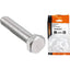 VITE METALLO TE INOX A2 SELF WORKIT FILETTO INTERO MM 10X25 CF=PZ 6