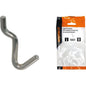 GANCIO UNCINO ACCIAIO SELF WORKIT X PANNELLO ESPOSITIVO CROM N° 1 MM 15X31 CF=PZ 10