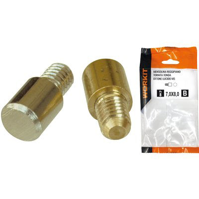 MENSOLINA REGGIPIANO TORNITA SELF WORKIT TONDA OTT LUC MM 7X8 + PERNO M5 CF=PZ 14 Immagine principale del prodotto