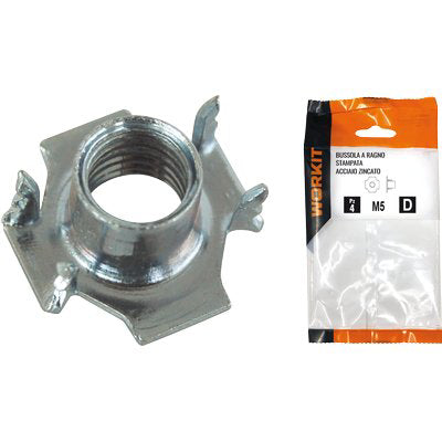 BUSSOLA A RAGNO SELF WORKIT STAMPATA ACCIAIO ZINCATO M  6 CF=PZ 10 Immagine principale del prodotto