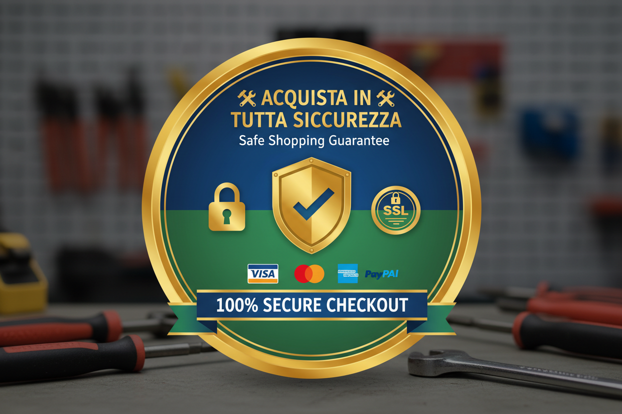 creami un immagine che spinga gli utenti a comprare in tutta sicurezza