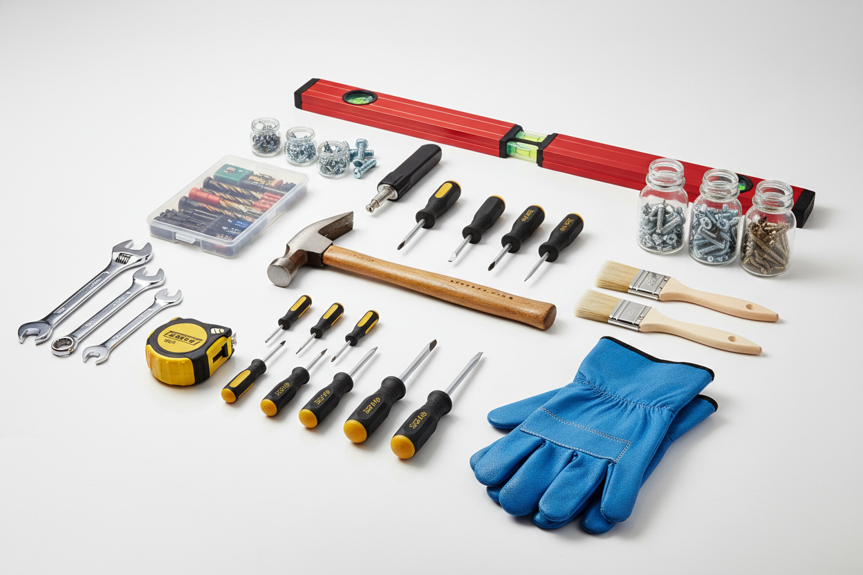 immagine generica di diversi prodotti per ferramenta 